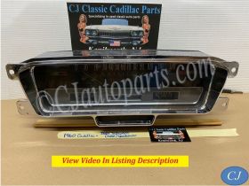 OEM 1960 Cadillac Deville Eldorado Fleetwood DASH INSTRUMENT CLUSTER SPEEDOMETER TRIPOMETER FUEL TEMP GAUGES #1587660